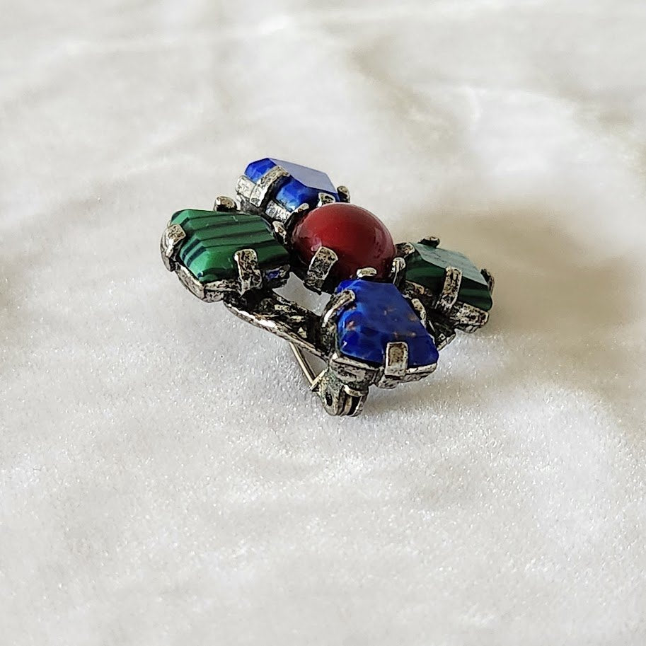 Miracle Scottish Pebble Style Brooch