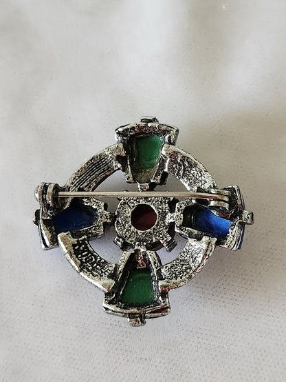 Miracle Scottish Pebble Style Brooch