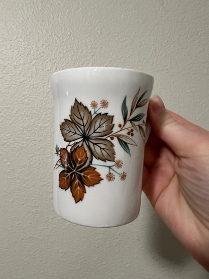 Vintage Windsor Autumn Leaf Bone China Cup