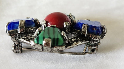 Miracle Scottish Pebble Style Brooch