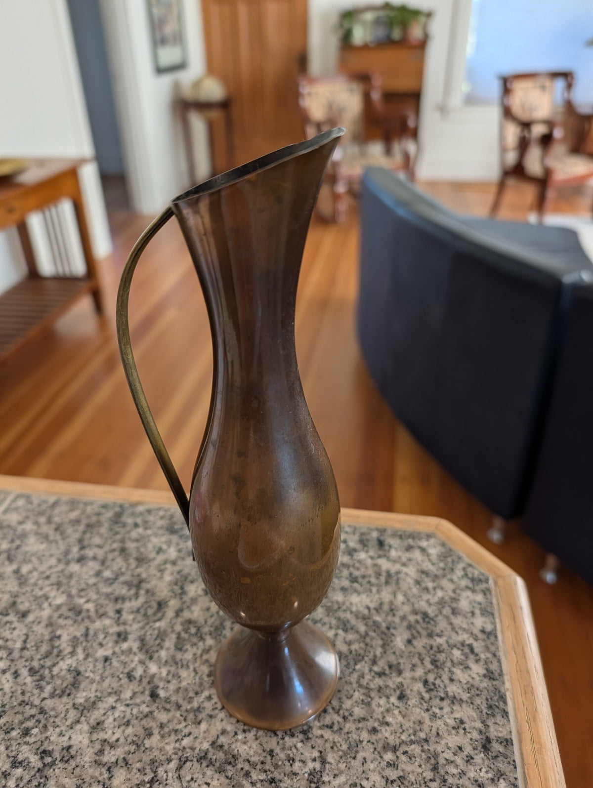 Vintage Metal Bud Vase (Brass or Copper?)
