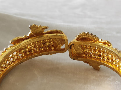 Indian Moghul Style Peacocks Bracelet