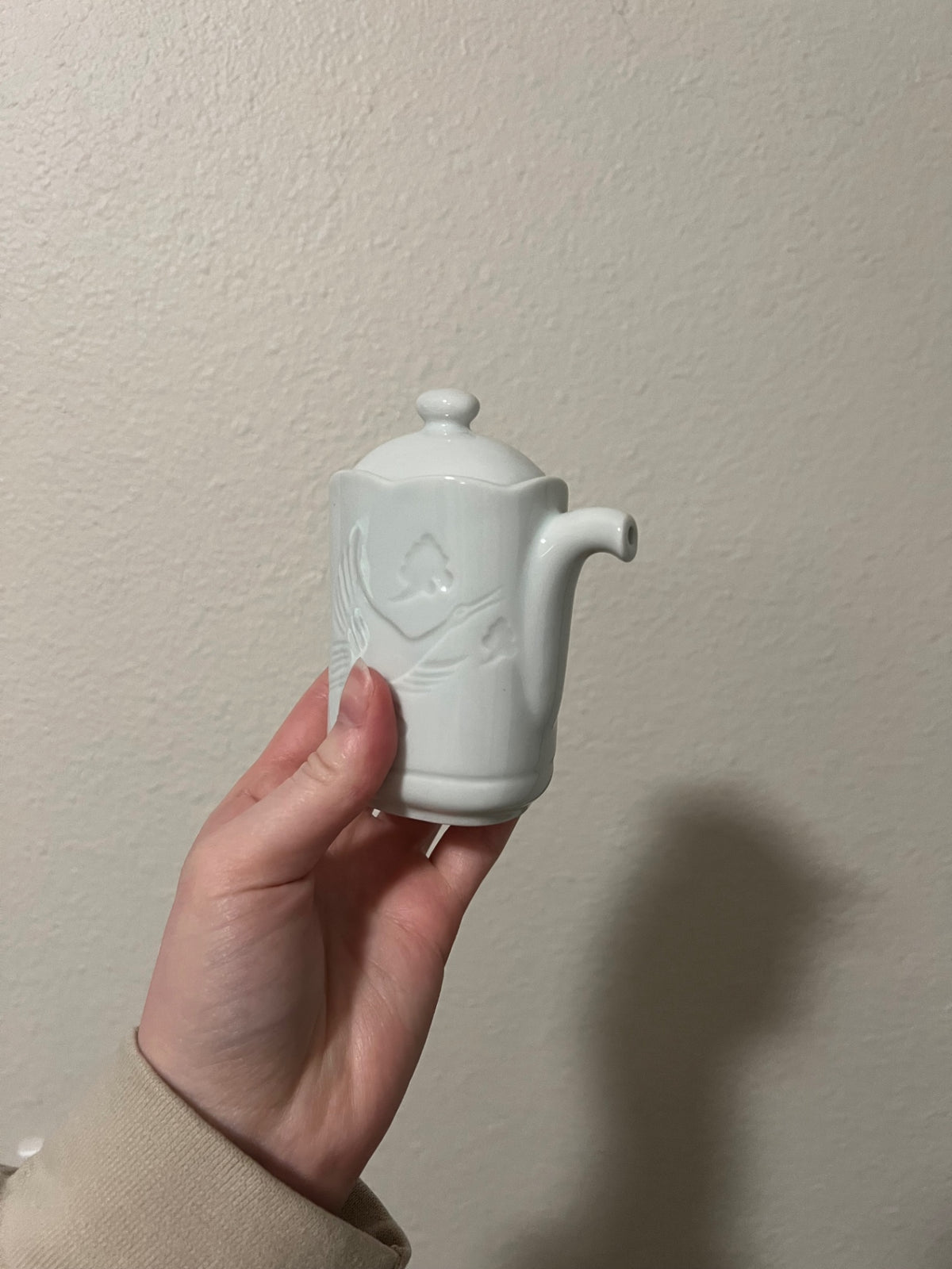 Vintage Japanese Celadon Creamer/Soy Sauce Pot