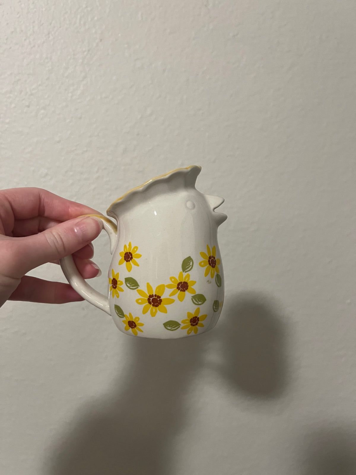 Vintage Grasslands Road Ceramic Chicken Creamer 