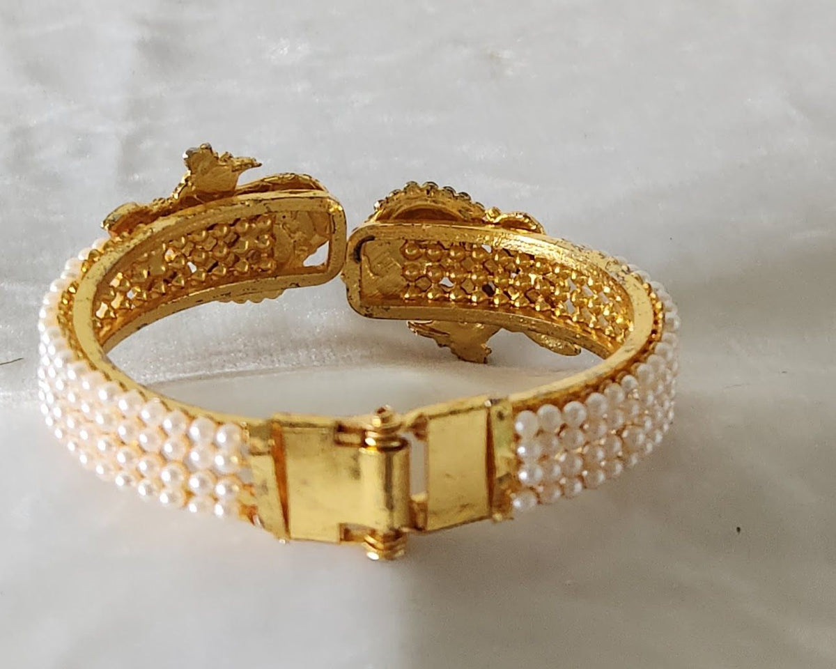 Indian Moghul Style Peacocks Bracelet