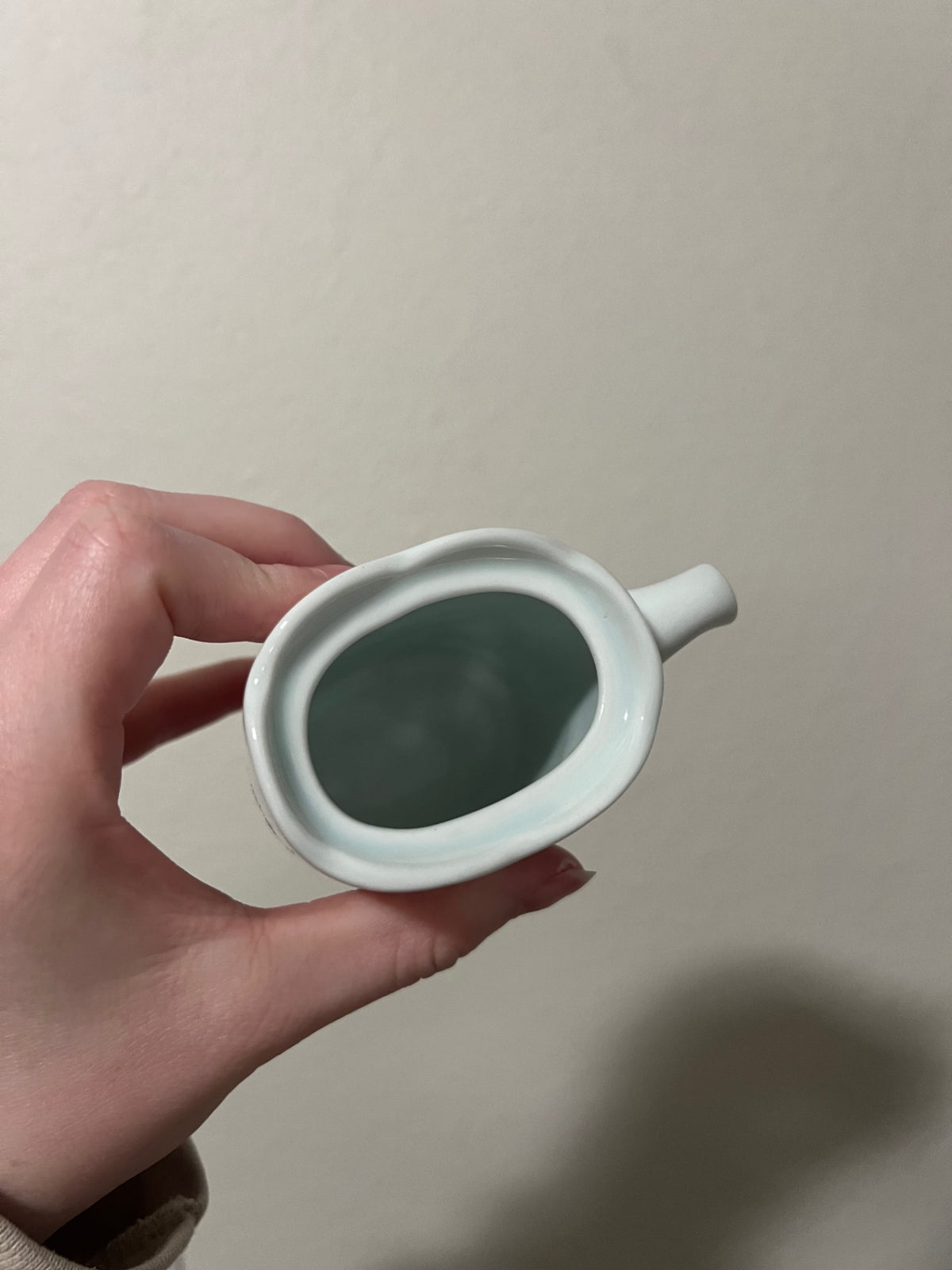 Vintage Japanese Celadon Creamer/Soy Sauce Pot