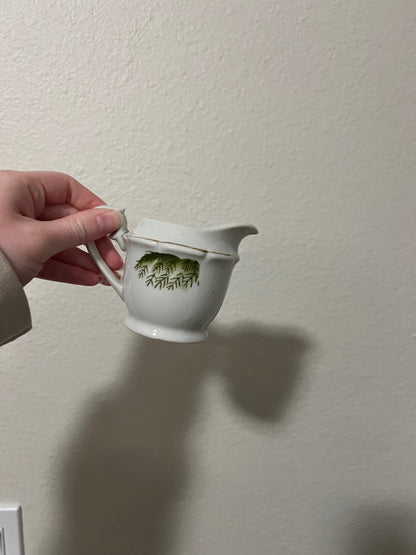 Vintage Wales China Japan Hand Painted Creamer