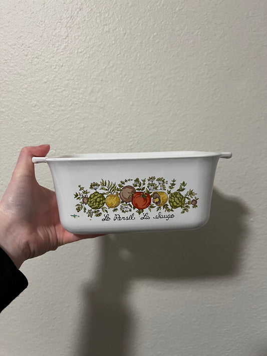 Vintage Corningware L’Echaloto Vegetable Casserole Dish