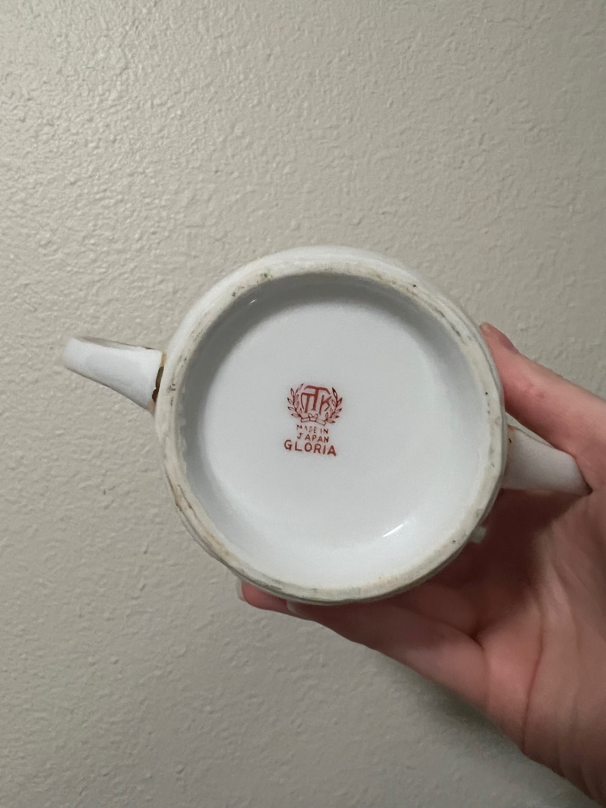 Vintage Toyo Toki Kaisha Gloria Pattern Sugar Bowl