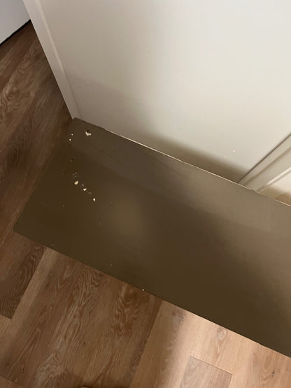 Brown Painted Cabinet with Shelves