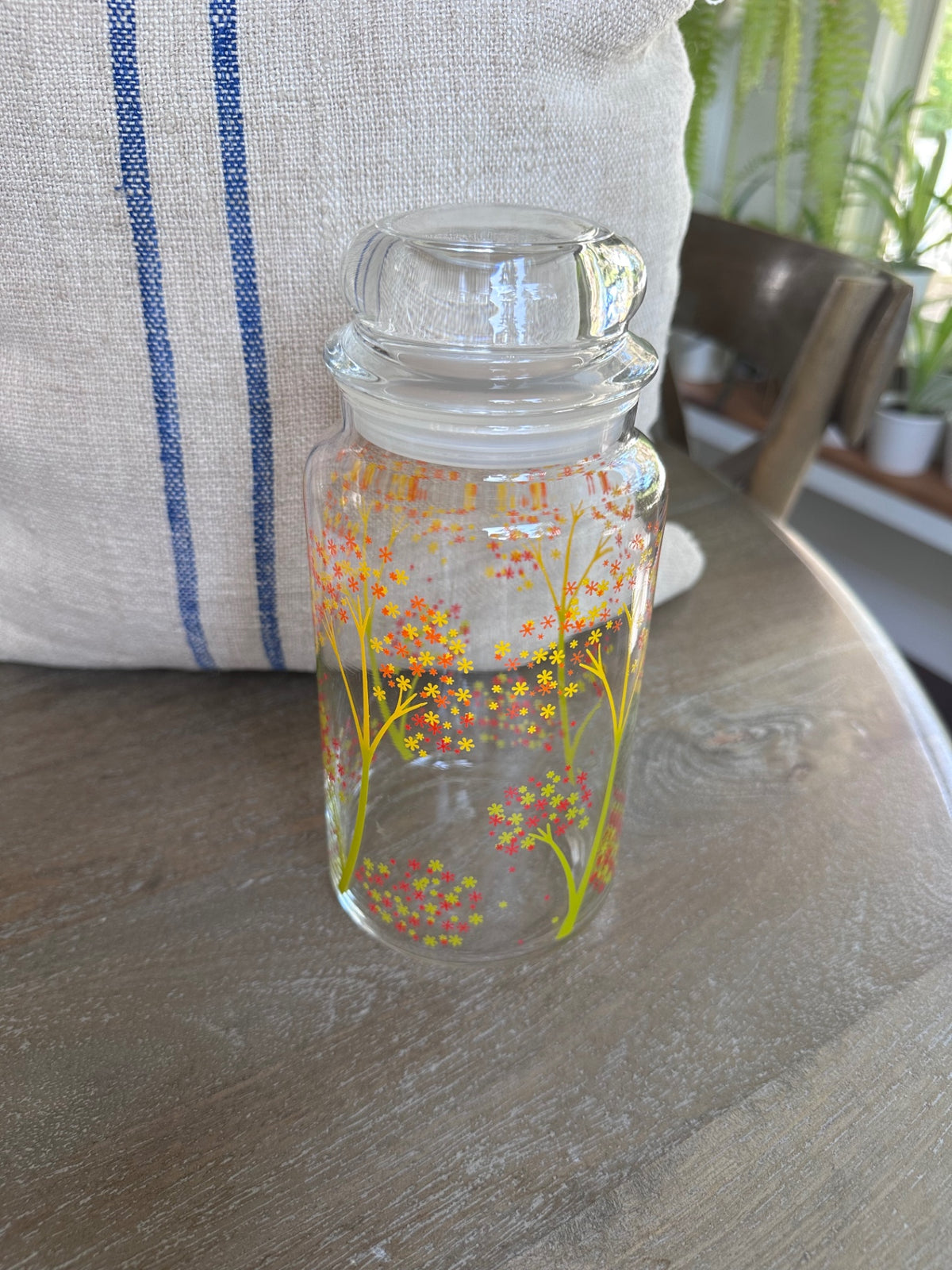 Anchor Hocking glass canister Tall jar