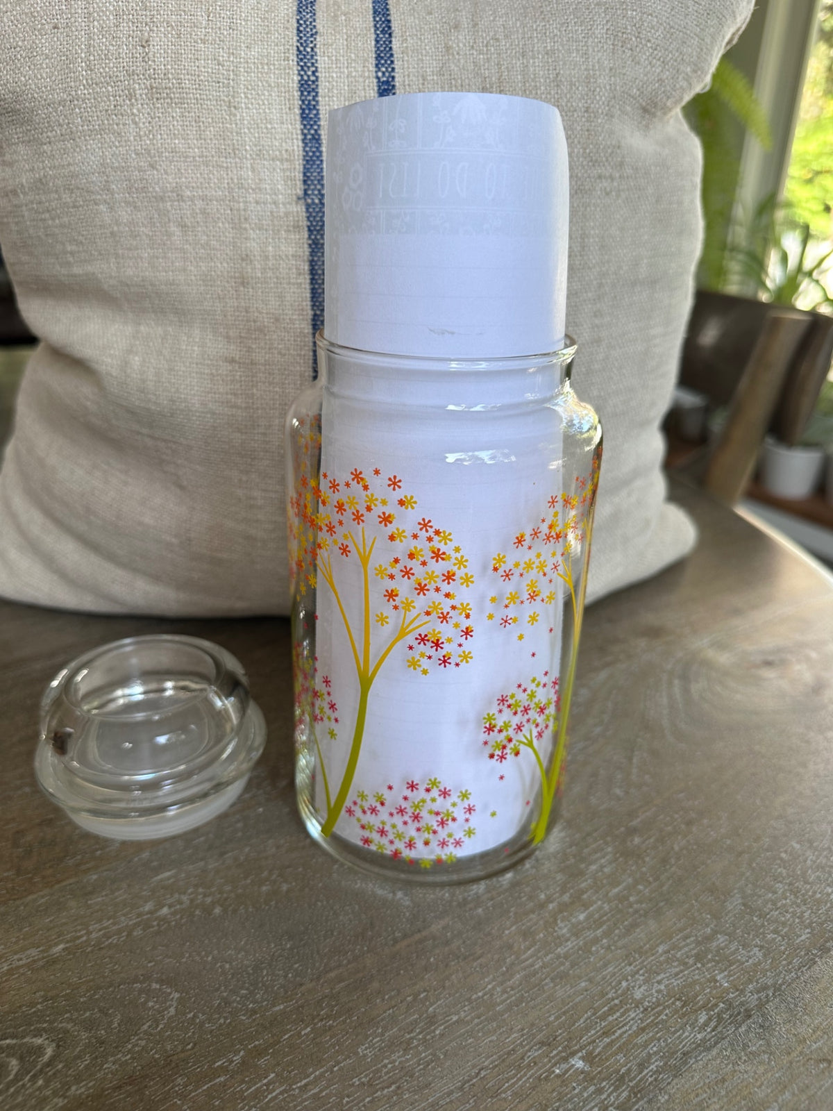 Anchor Hocking glass canister Tall jar