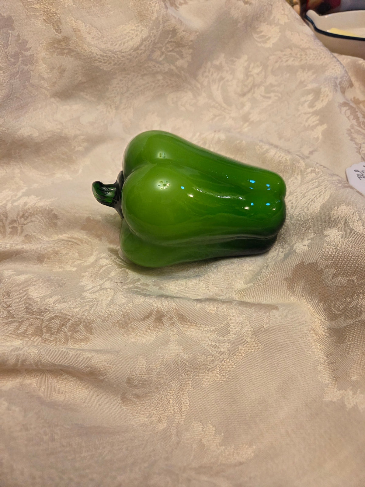 Glass green pepper