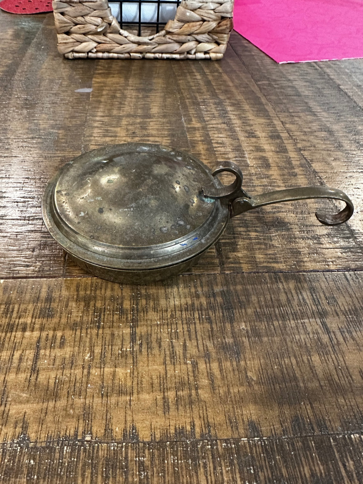 Brass bed warmer