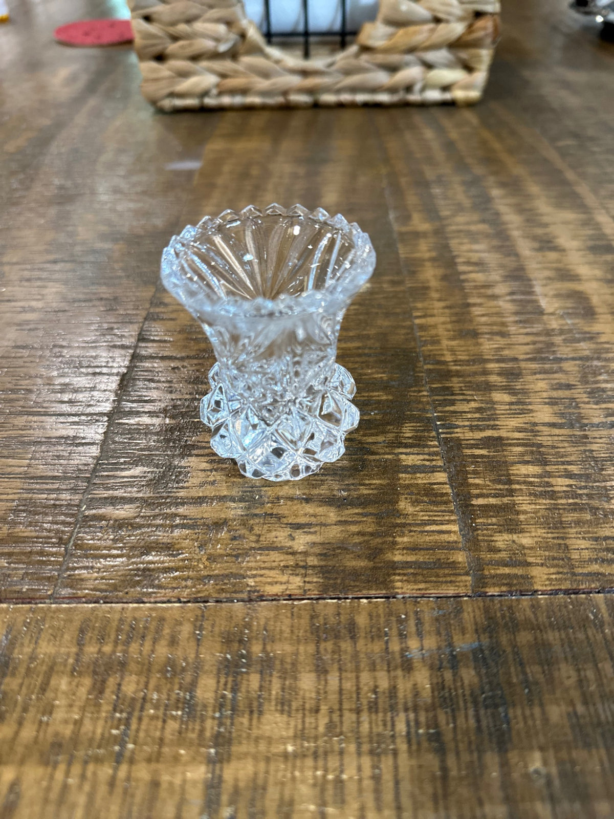 Small glass vase