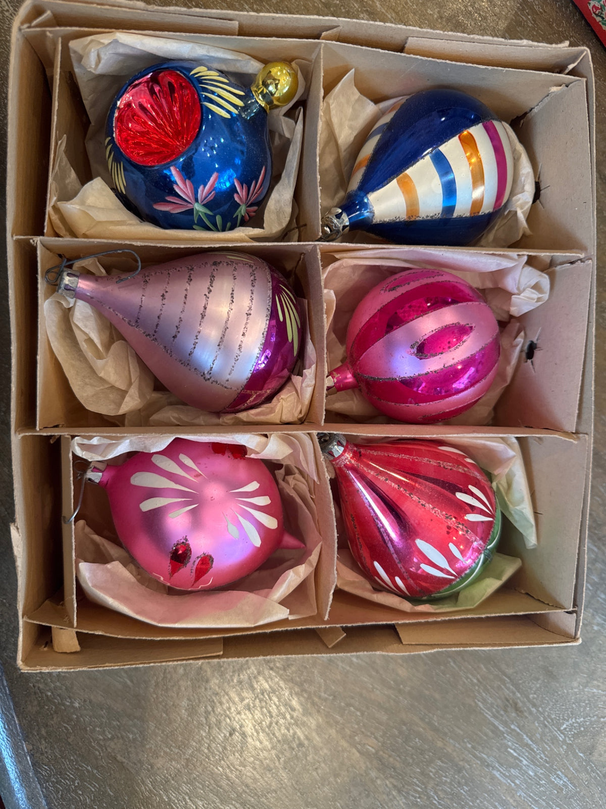 Vintage Christmas ornaments 