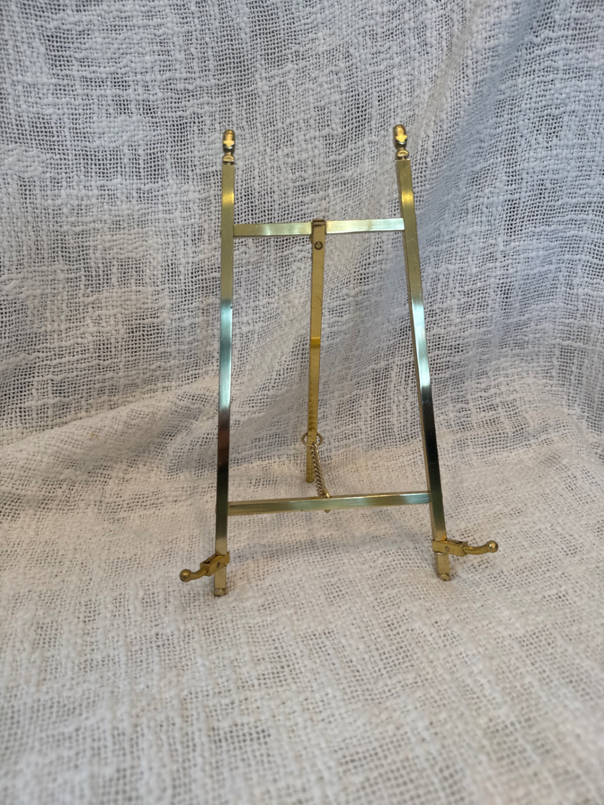 1970s Mid-Century Modern Miniature Brass Easel