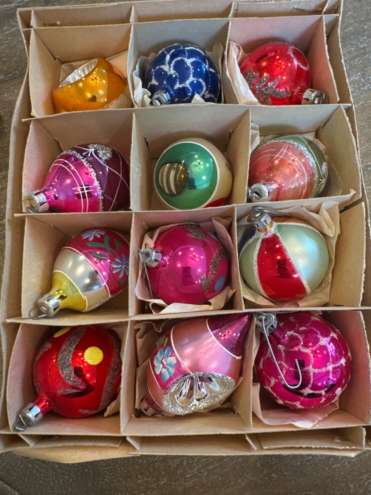 Vintage Poland Christmas tree ornament as dissevered 