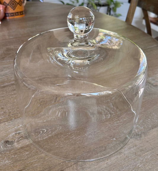 vintage glass Cake dome cloche