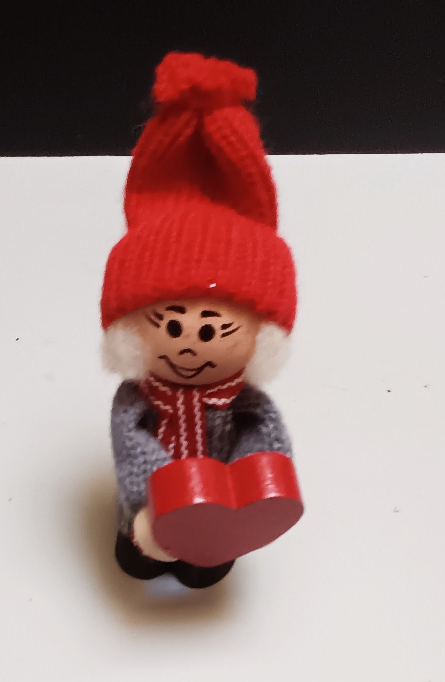 Original Ljungstrom Swedish Tomte- Mama w/Heart
