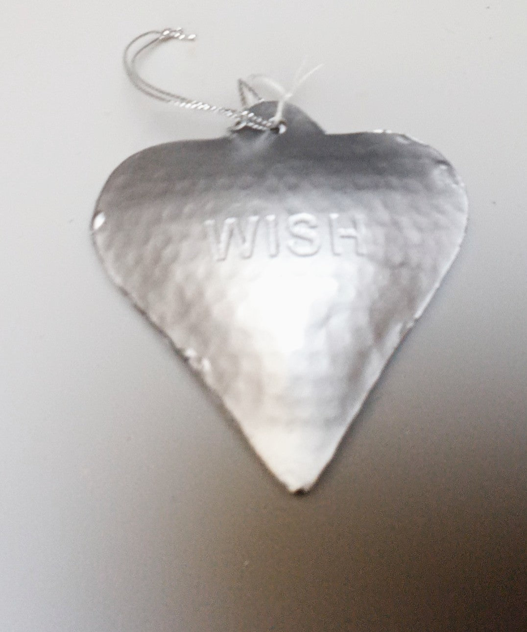 Handcrafted Metal Heart - Wish