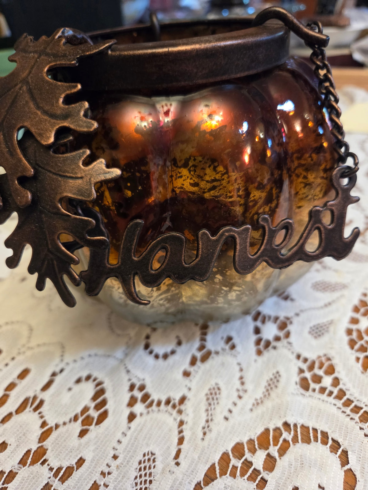Harvest candle holder