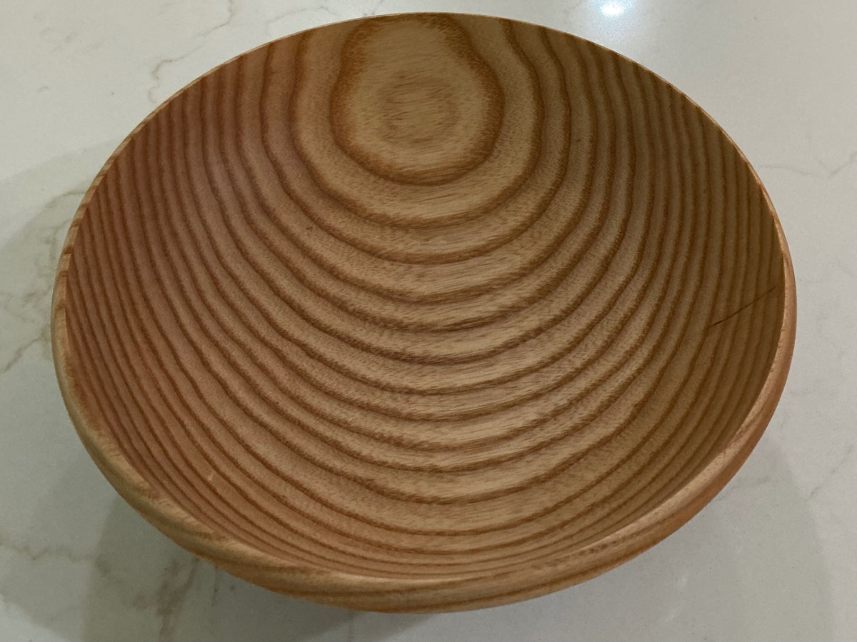 Locally Crafted ASH BOWL w/ Unique Detail