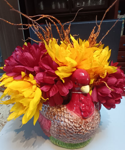 Turkey Plant Pot or Vase