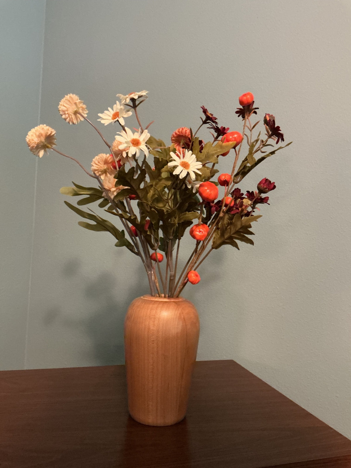 Locally Crafted Vase…with flowers