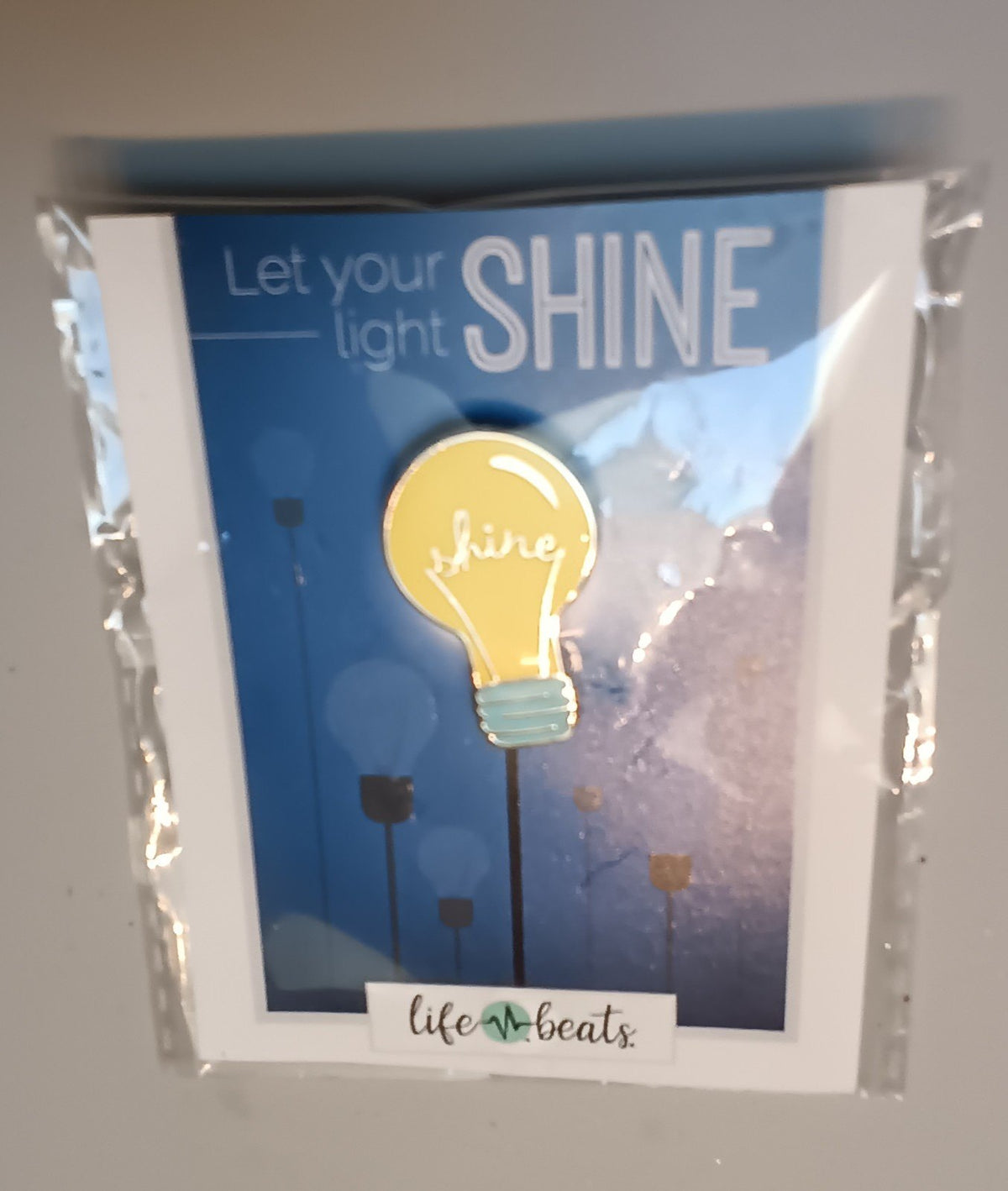 Let Your Light Shine Lapel Pin