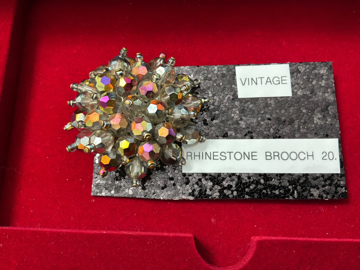 Vintage rhinestone brooch