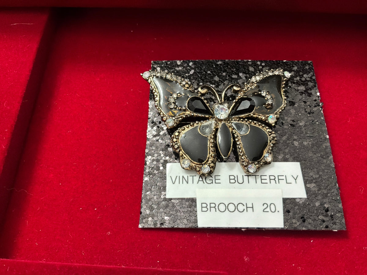 Vintage butterfly brooch