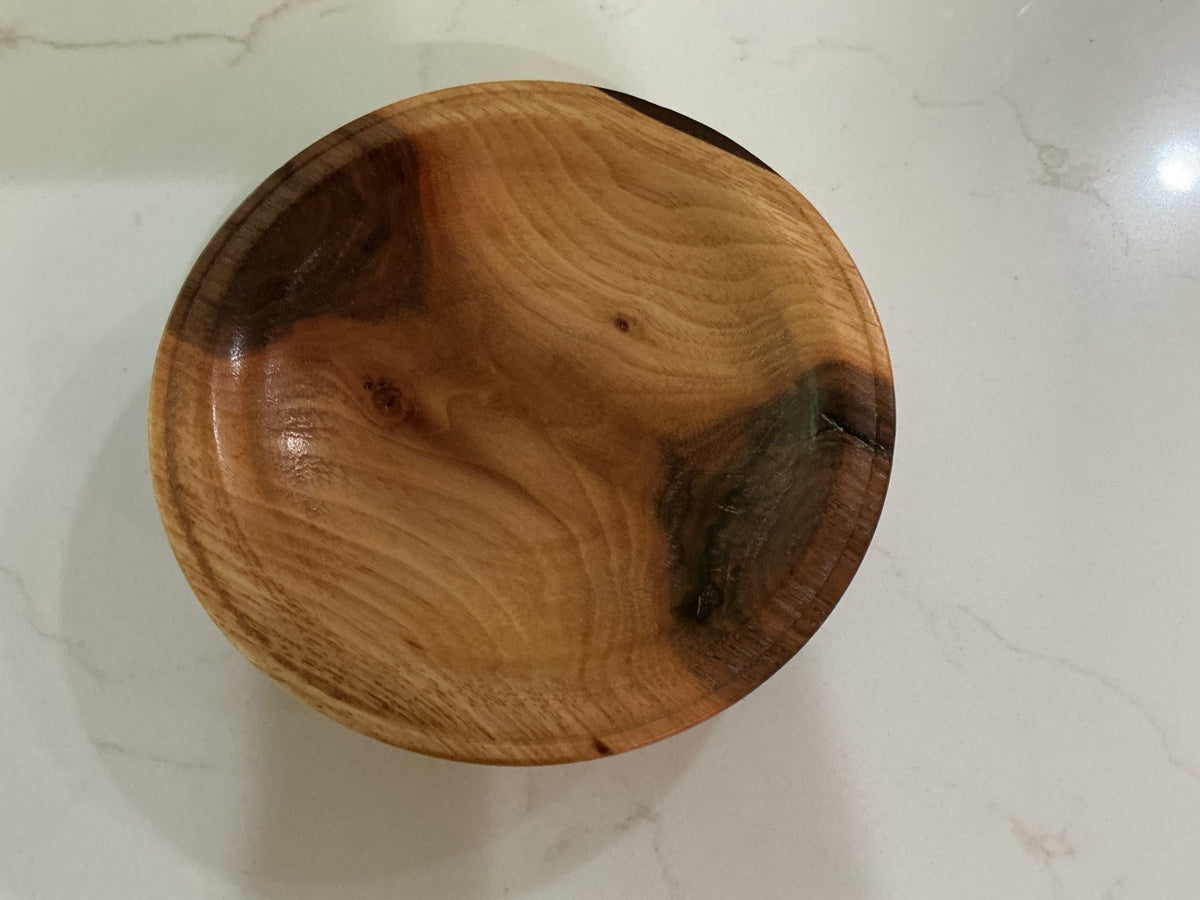 Locally Crafted Black Locust Tripod Bowl