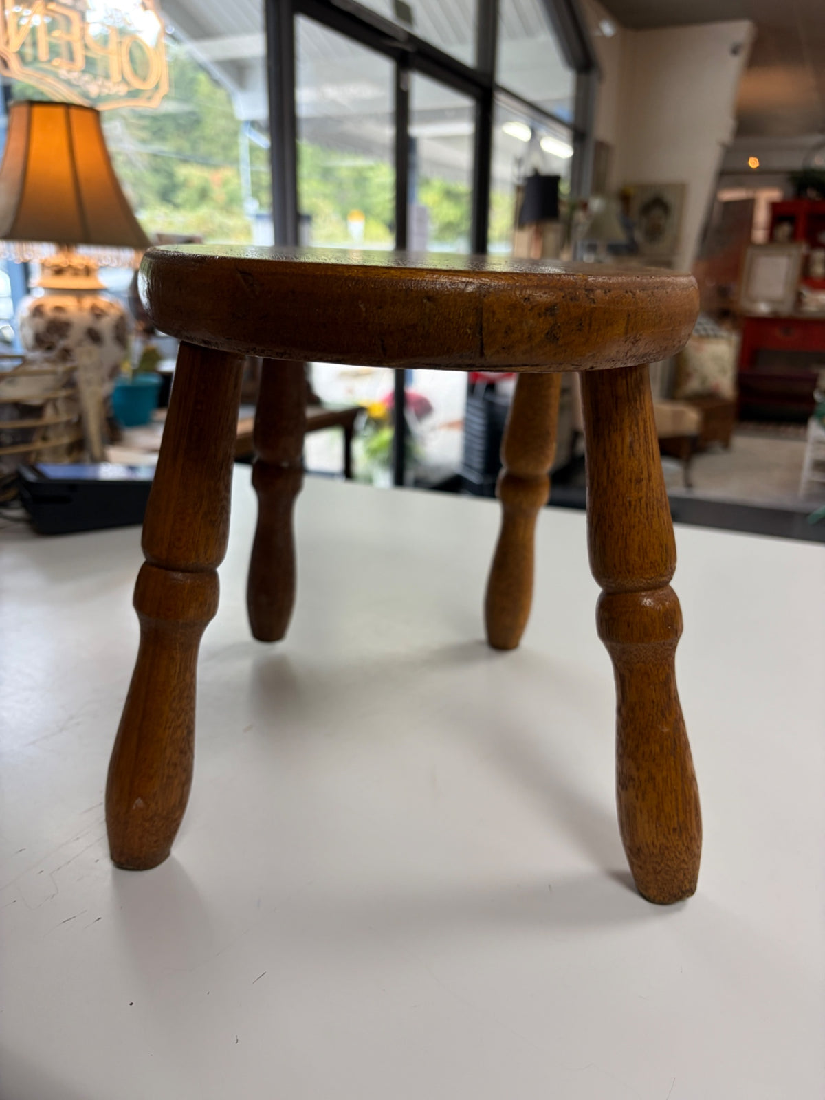 Vintage Wood Step Stool
