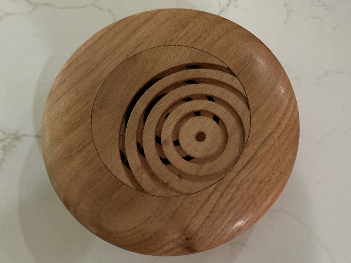 English Walnut w/ Sycamore Offset Inlay