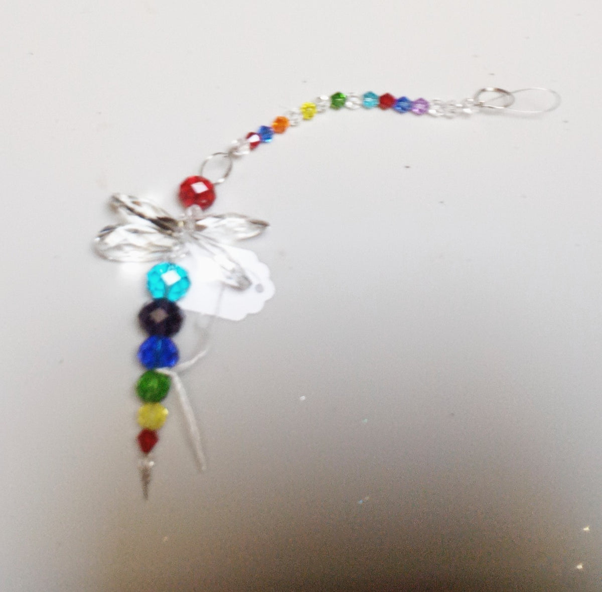 Hanging Crystal Dragonfly Suncatcher