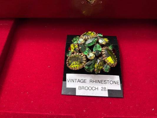 Vintage rhinestone brooch