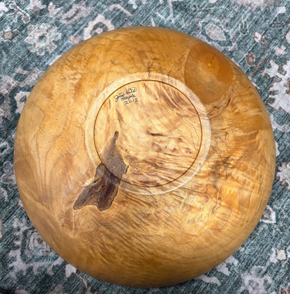 Large Wood Turned Bowl