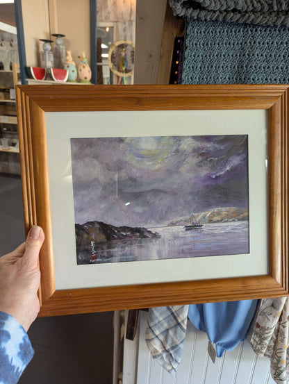 Original Sunset Ocean Scene