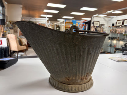 Galvanized Coal Bucket 
