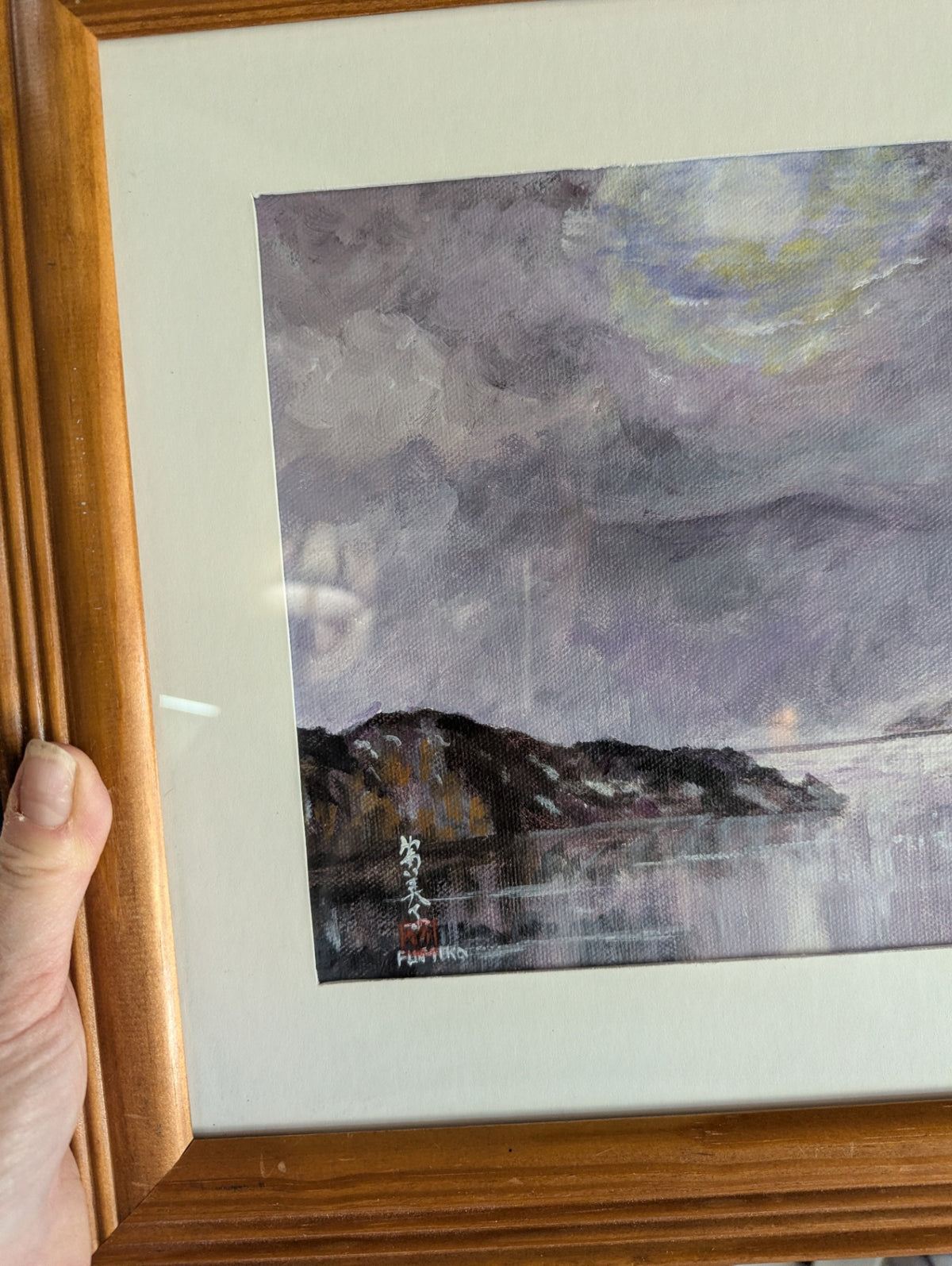 Original Sunset Ocean Scene