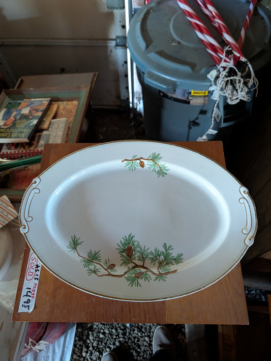 Vintage Craftsman China Pioneers Platter