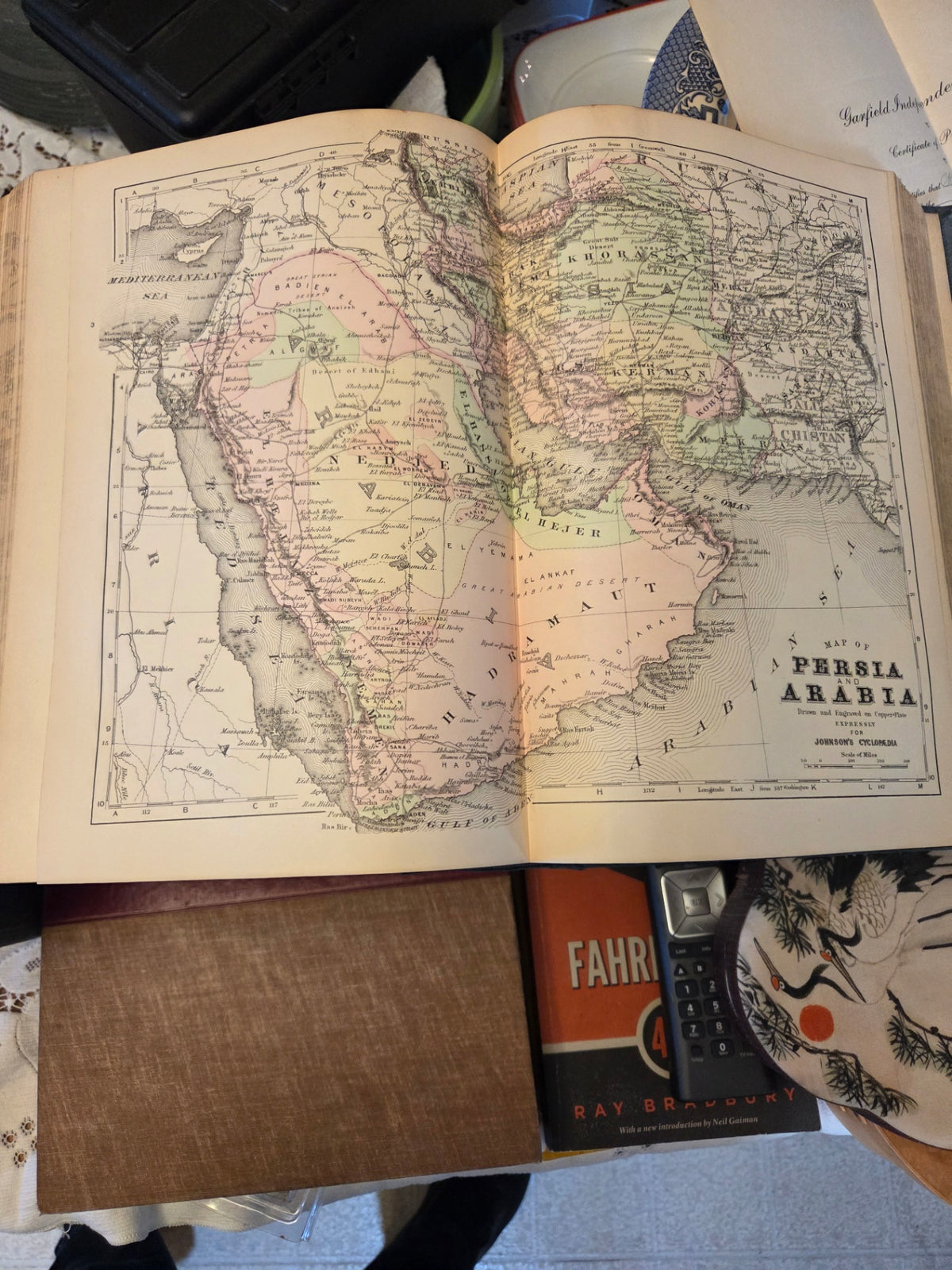 6 Encyclopedias 1893 to 1898 Maps