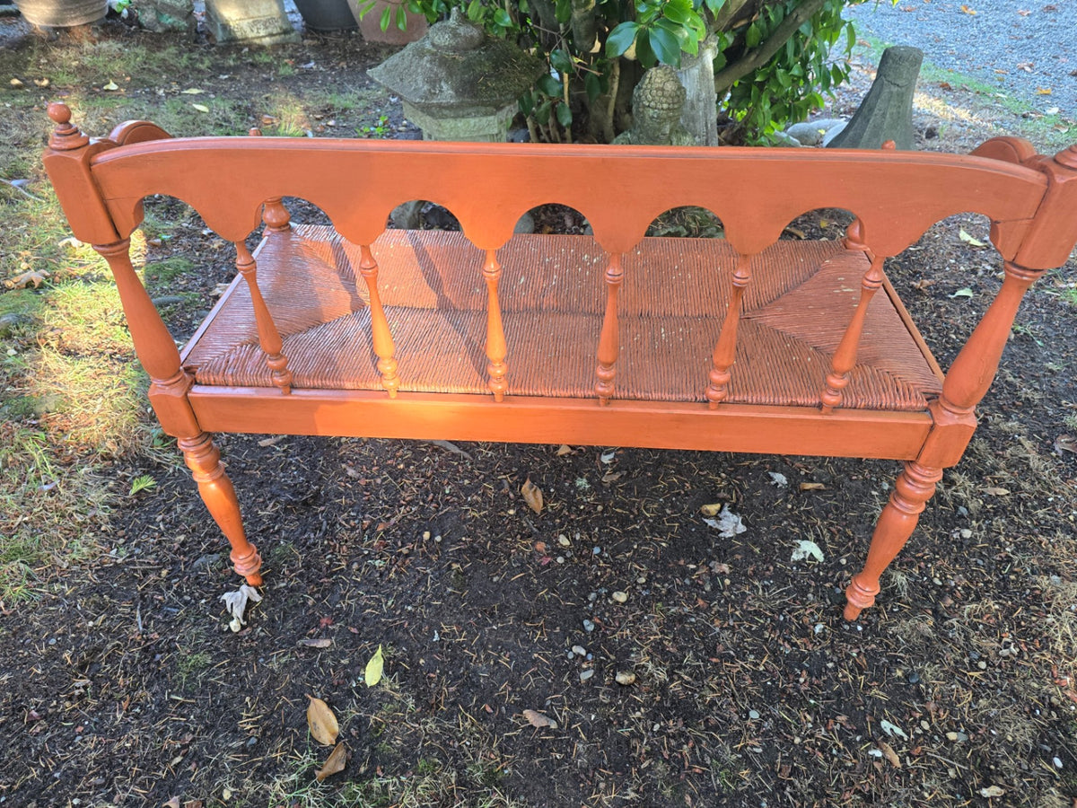 Orange bench
