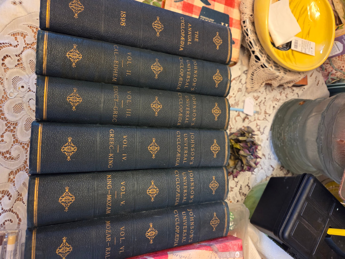 6 Encyclopedias 1893 to 1898 Maps