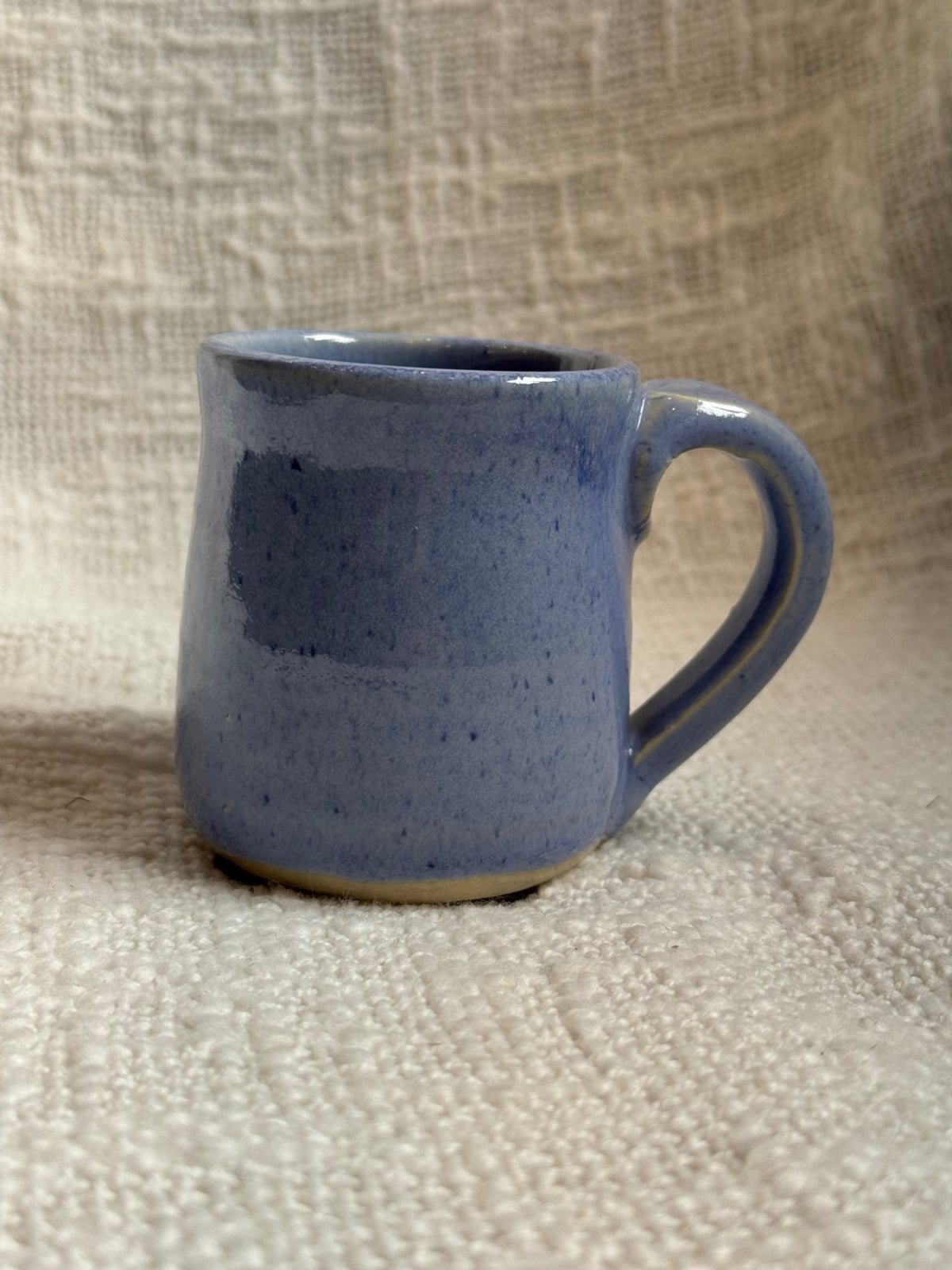 Blue ceramic cup