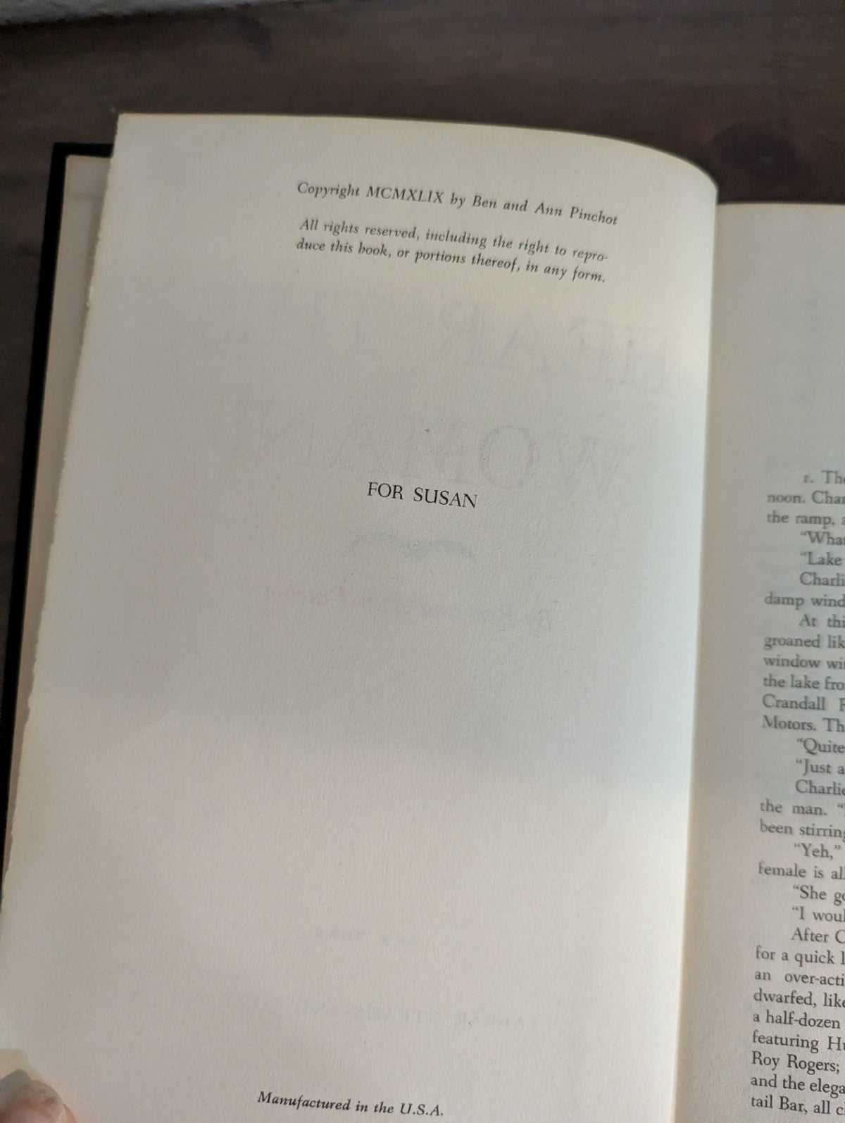 1949 Hear This Woman by Ben & Ana Pinchot