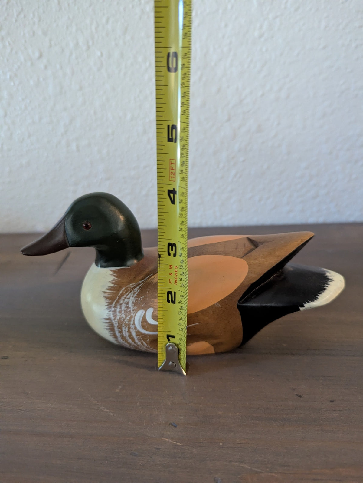 Small Hand-Painted Wooden Duck "Decoy"