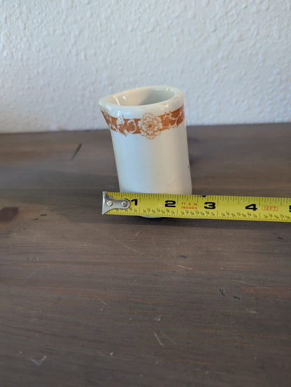 Vtg. Syracuse Restaurant Creamer Ironstone