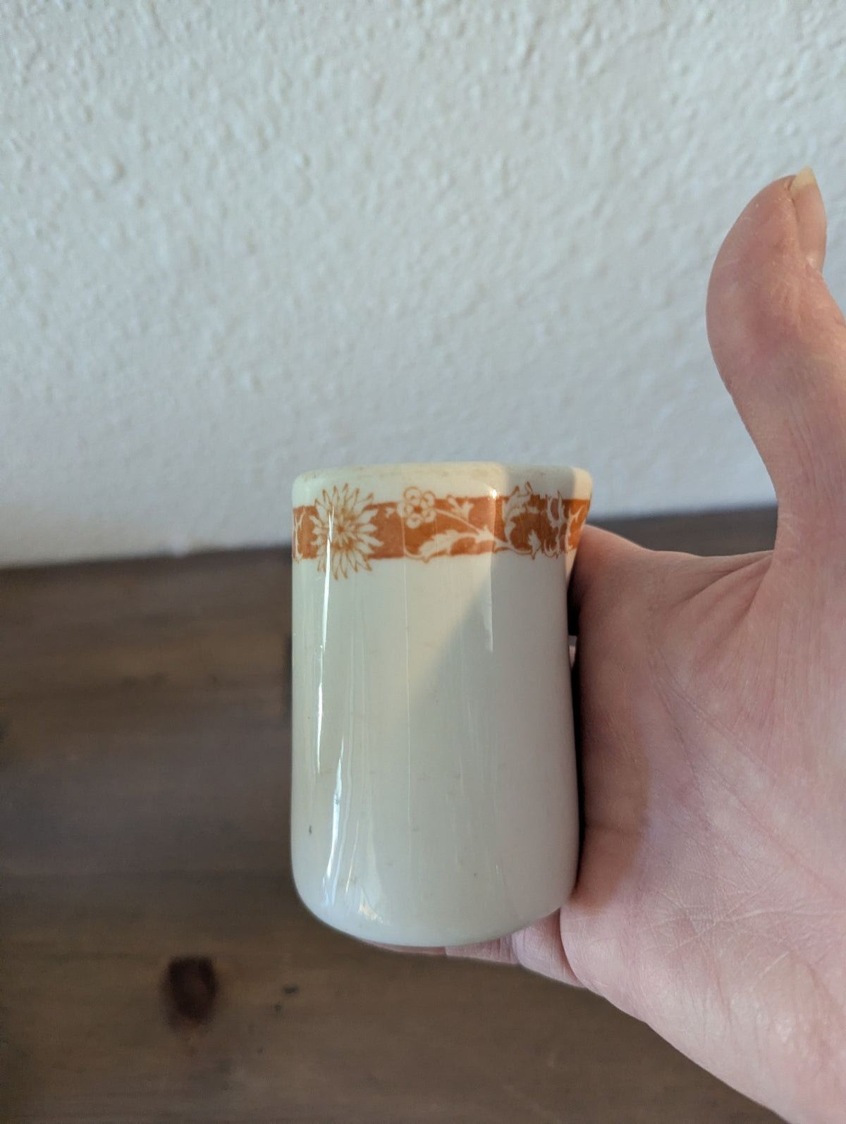 Vtg. Syracuse Restaurant Creamer Ironstone
